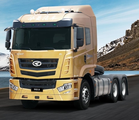 Euro 3 de Tipper Dump Truck Diesel 420HP de la cabeza del tractor de CAMC 6*4