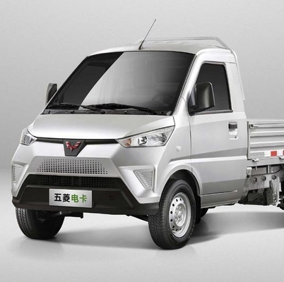 camión eléctrico puro de la sola fila de Wuling Mini Truck 60kw de la gama de los 300km
