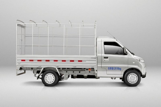 camión eléctrico puro de la sola fila de Wuling Mini Truck 60kw de la gama de los 300km