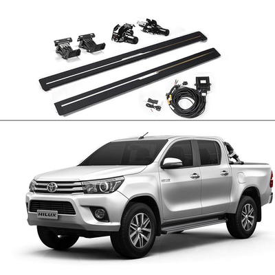 Prenda impermeable 100% del paso lateral de Hilux de la aleación de Hilux Vigo Foldable Running Boards Aluminum