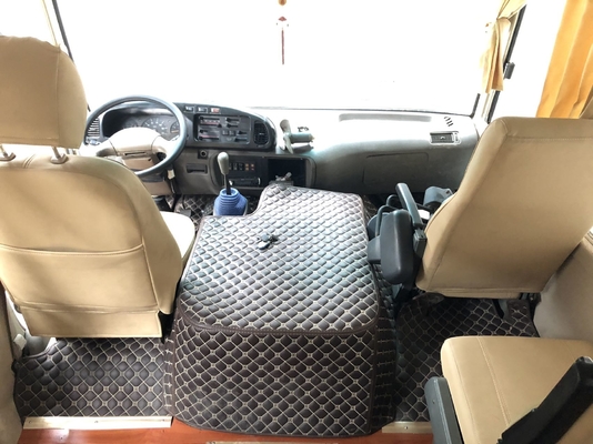 Funcionamiento usado asientos del práctico de costa 2009 más altos de Toyota del práctico de costa del autobús del pasajero del motor 90kw 21 buen