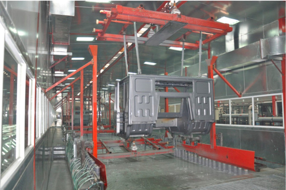 Línea de pintura del coche de la ISO tecnología moderna de la protección del medio ambiente