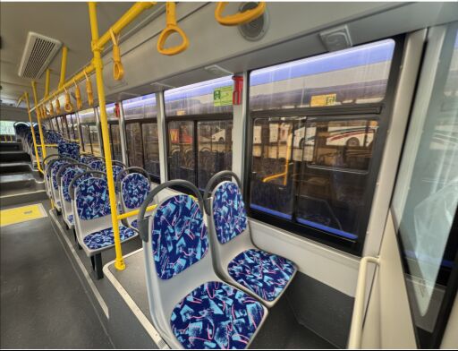 Autobús urbano CNG de 50+1 plazas, 10.5 metros