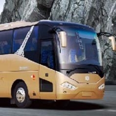 Coche de lujo de larga distancia Bus 100km/H LCK6125HQ5A1 de Zhongtong el 12m