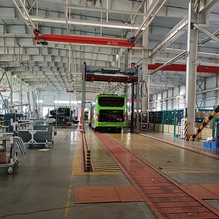 La planta de fabricación de autobús de SKD CKD modificó la frecuencia para requisitos particulares para la instalación de producción del autobús