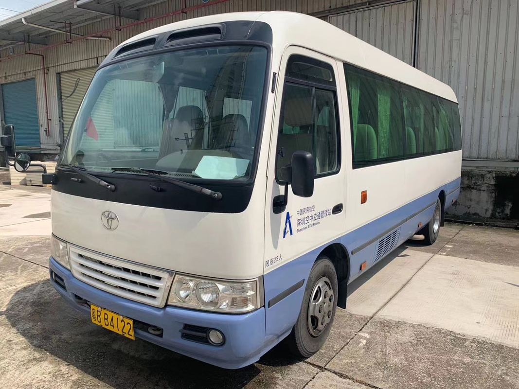 euro diesel 4,0 3 de Seater del autobús 23 del pasajero del práctico de costa de 4.0L 100kw Toyota